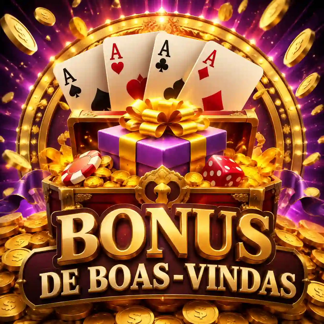 Calculadora e moedas representando cálculo de bônus de boas-vindas